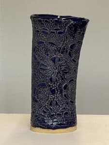 Large Blue Vase